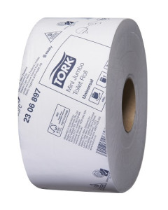 Tork® 2306897 Mini Jumbo Toilet Roll 1ply Universal 12rolls x 400m – T2
