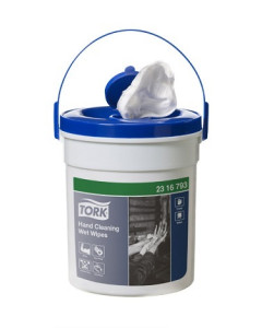 Tork® 2316793 Hand Cleaning Wet Wipes 4 Tubs x 72 Wipes 