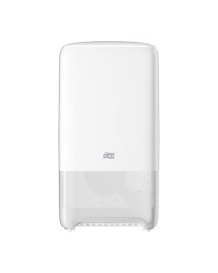 Tork® 557500 Twin Mid-size Mini Jumbo Toilet Roll Dispenser T6 ABS – White