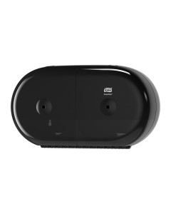 Tork® 682008 SmartOne® Twin Mini Toilet Roll Dispenser T9 ABS – Black
