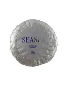 Accom Assist SSP-S20P Seaspa Guest Soap Pleated Wrapped 500 x 20gm