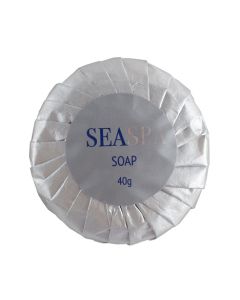 Accom Assist SSP-S40P Seaspa Guest Soap Pleated Wrapped 250 x 40gm
