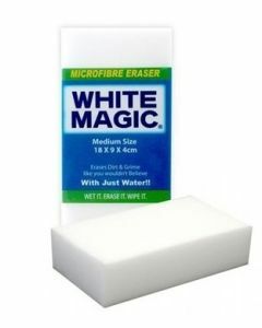 White Magic® WM-C-ERS-M Surface Sponge 18x9x4cm – White