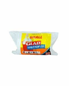 Glad® KTS50/20N Wavetop Tie® Kitchen Tidy Bags on a roll 18L White (1000)