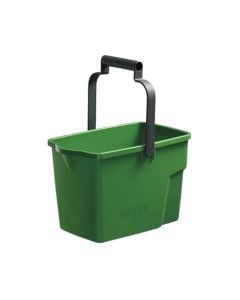 Oates® 165747 General Purpose Bucket Rectangle 9L - Green