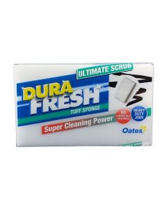 Oates® 165939 DuraFresh® Ultimate Scrub Tuff Sponge Stain Eraser 125x72mm