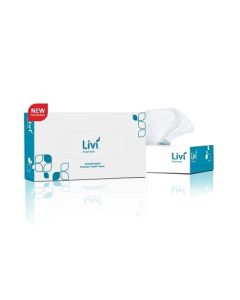 Livi® 1301 Essentials Hypoallergenic Facial Tissues 2 Ply 48 boxes x 100 sheets
