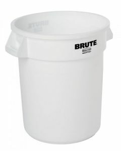 Rubbermaid® FG262000WHT Brute® Vented Round Base Container 76L - White