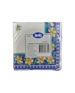 TK2146755 Napkin - Lunch 1 Ply 320mm x 315mm (2000) - White with Indian Summer Pattern
